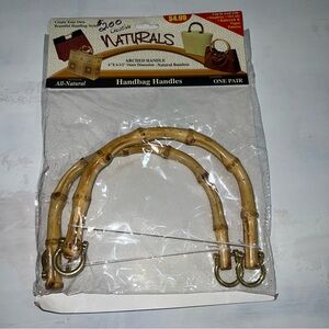 Creative Naturals Handbag Natural Bamboo Handles